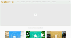 Desktop Screenshot of intextil.com.co